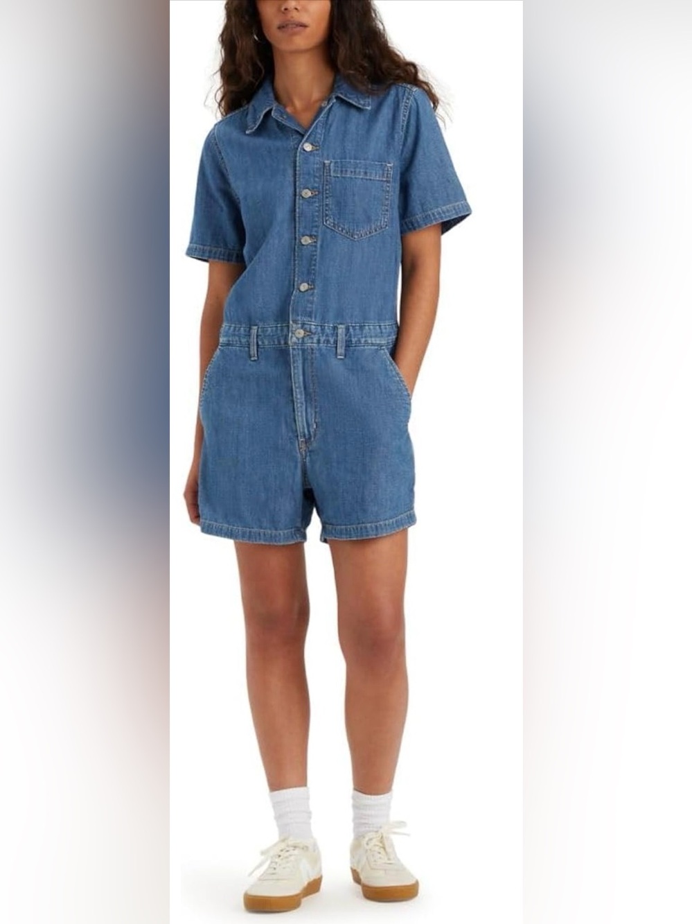 Levi Strauss & Co. Denim Romper in Blue Like New